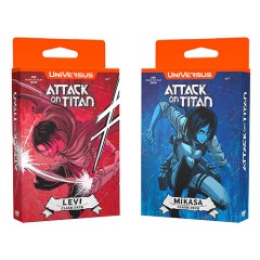 UniVersus Attack on Titan: Battle for Humanity Clash Decks - Set of 2